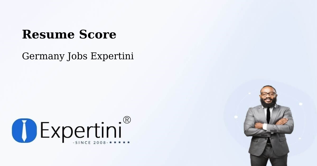 Resume Score & Job Description Match Tool – Naila - Germany Jobs Expertini